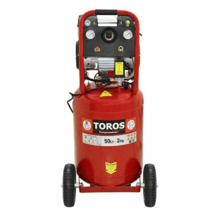 TOROS ΑΕΡΟΣΥΜΠΙΕΣΤΗΣ ΧΑΜΗΛΟΥ ΘΟΡΥΒΟΥ OILFREE 50LT, 2HP (40127)