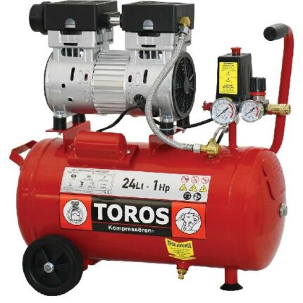 TOROS ΑΕΡΟΣΥΜΠΙΕΣΤΗΣ OILFREE ΧΑΜΗΛΟΥ ΘΟΡΥΒΟΥ 50LT, 1,55HP (40152)